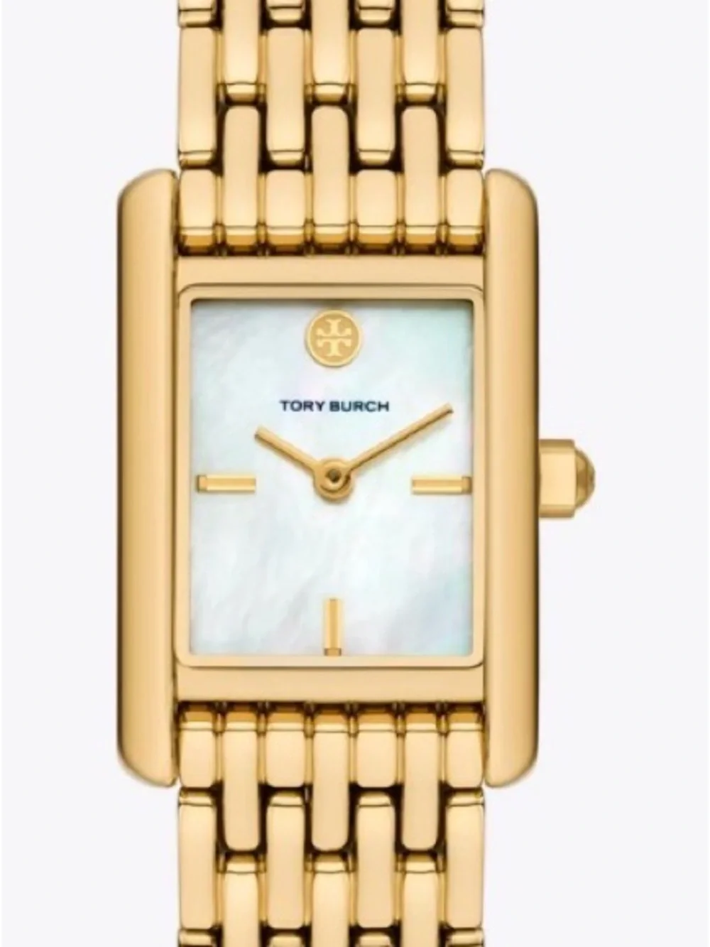 Gold-Tone Women's Bracelet Watch with White Dial